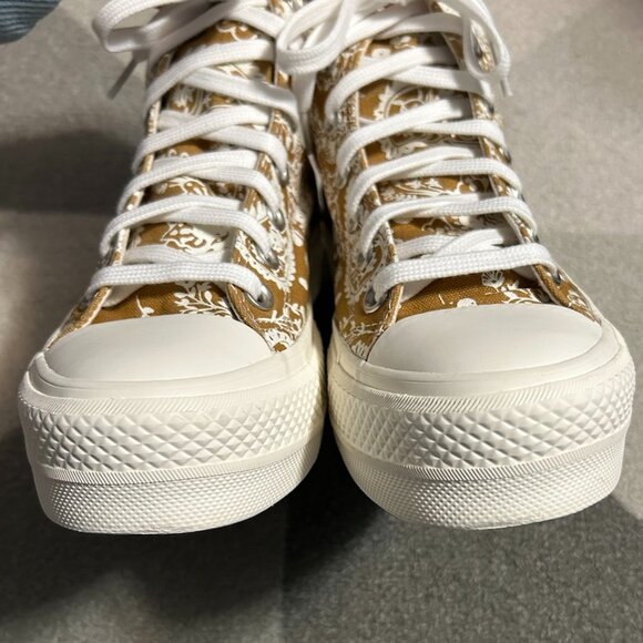 Converse Chuck Taylor All Star Floral Paisley Platform Sneakers Women's Size 7 - Picture 5 of 12